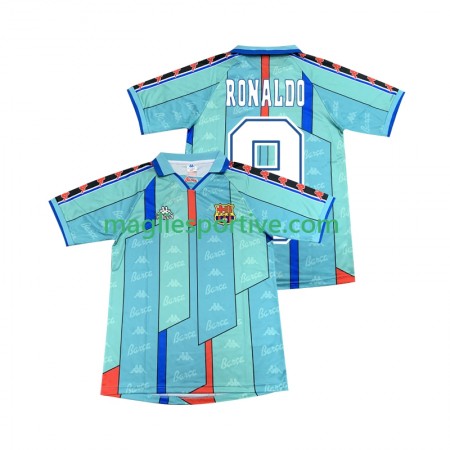 Completo Calcio Barcellona Ronaldo 9 Retro Divisa Trasferta 1996 1997